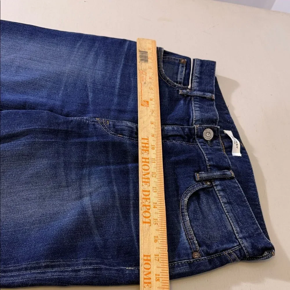 Moussy Vintage Glendora Flare Jeans 29 Dark Wash High Rise $350